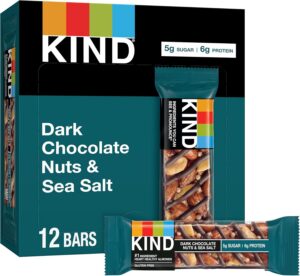 KIND Bars, Dark Chocolate Nuts and Sea Salt, Healthy Snacks
