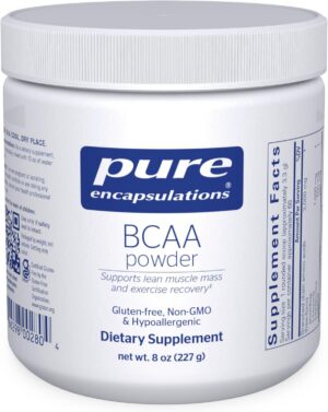 Pure Encapsulations BCAA Powder | Hypoallergenic Supplement to Support Muscle Function During Exercise | 8 Ounces
