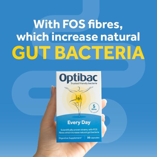 Optibac Probiotics for Daily Wellbeing - Pack of 30 Capsules - Image 7