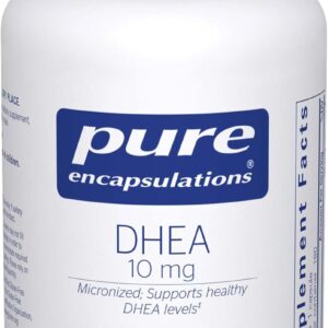 Pure Encapsulations DHEA 10 mg - Adrenal Supplement for Immune Support, Metabolism & Hormone Balance - with Micronized DHEA - 180 Capsules